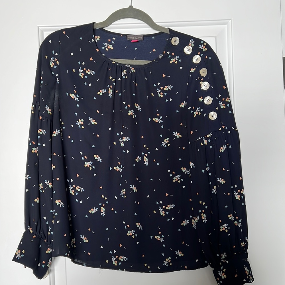 Vince Camuto Floral Blouse